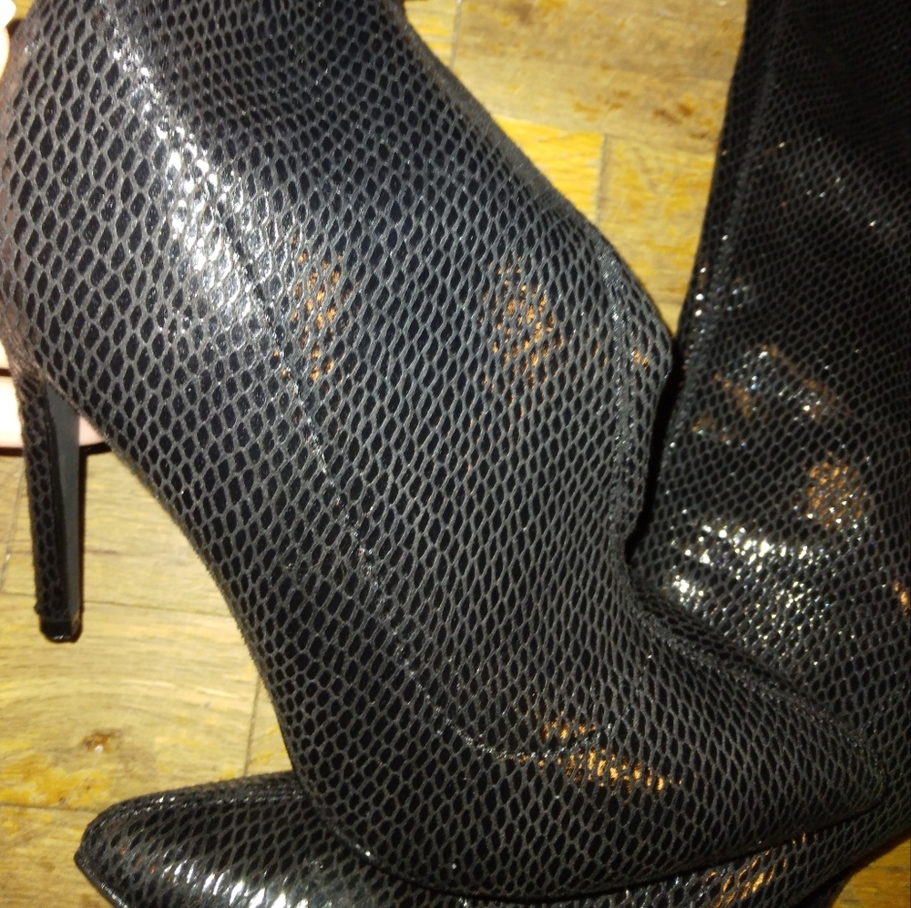 Crocodile snakeskin boots - Picture 2 of 2